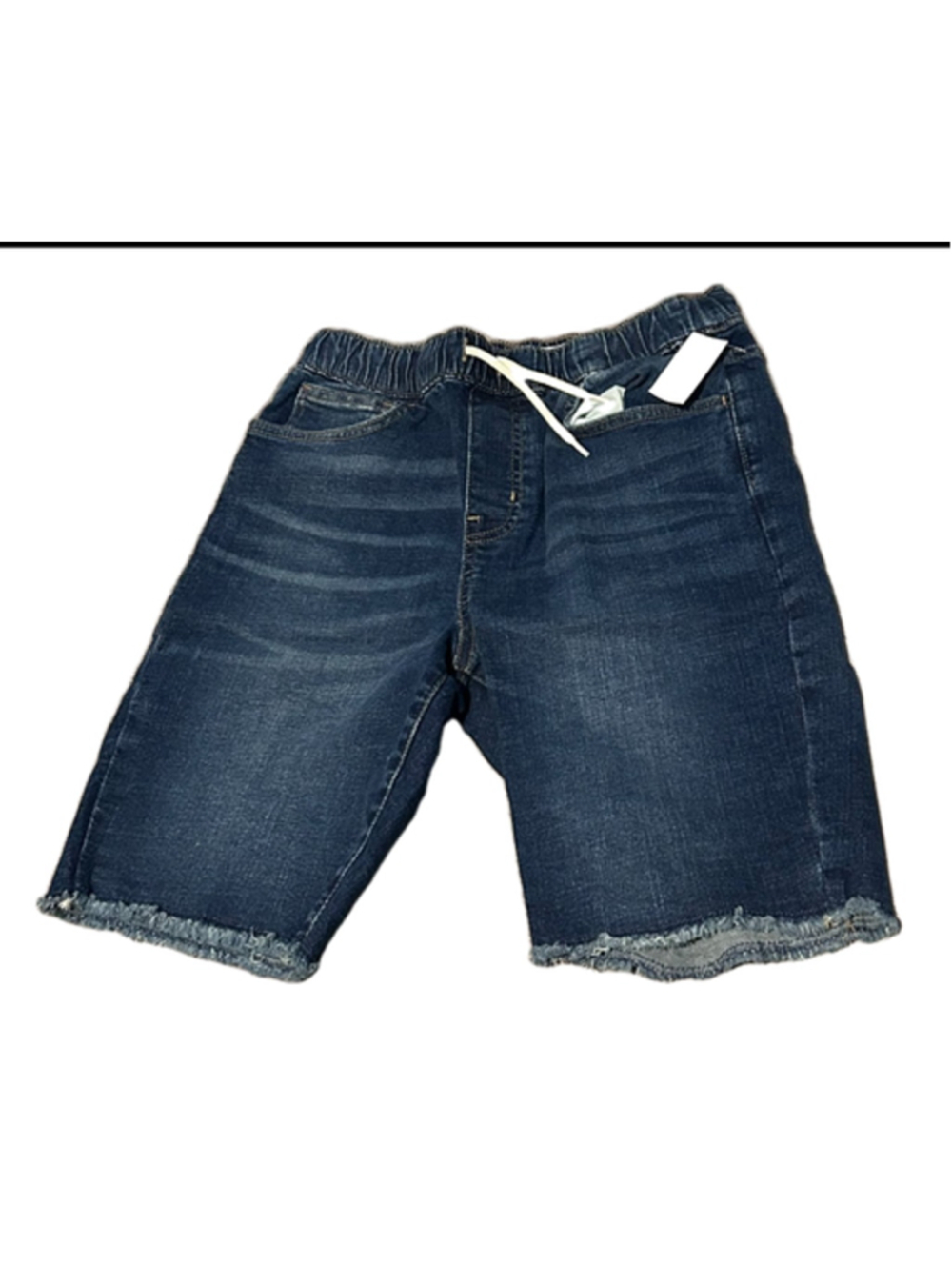 Old Navy Boys XL 14-16 Slim 360 Stretch Denim Shorts New With Tags Raw Frayed
